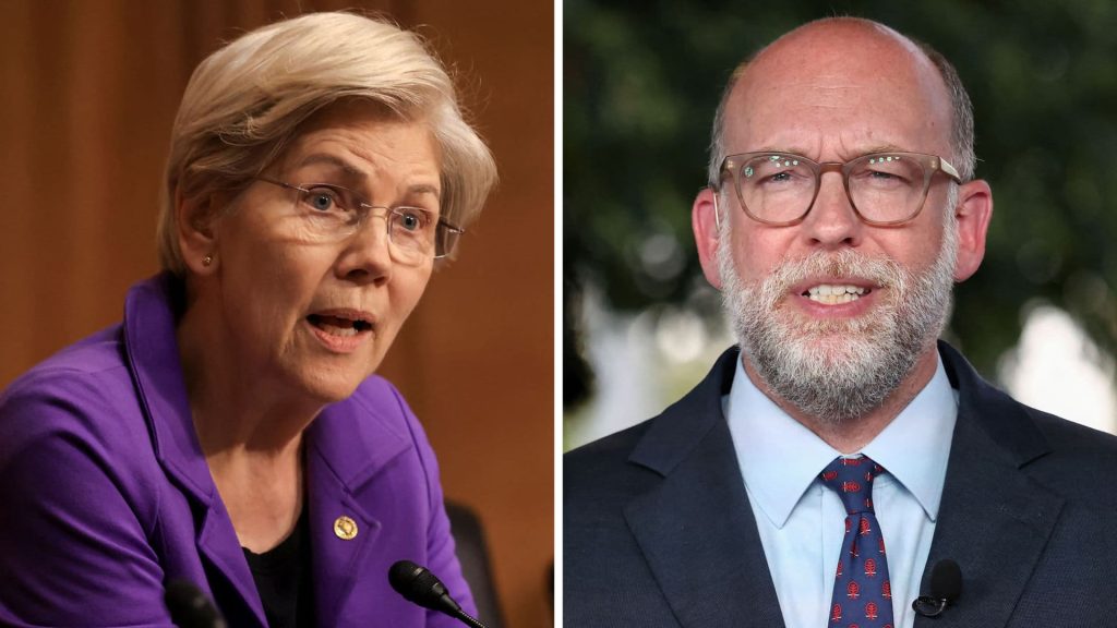 Warren blasts CFPB director Vought for undermining Trump credit card affordability Warren blasts CFPB director Vought for undermining Trump credit card affordability